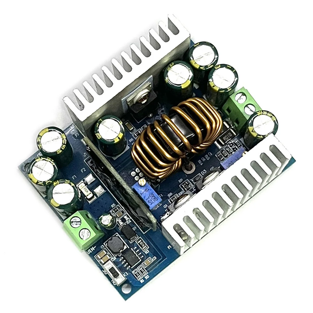 500W Constant Current Buck Converter Module DC 12-95V para 1.5-90V Ajustável Step Down Regulador de Tensão Capacitor Eletrolítico