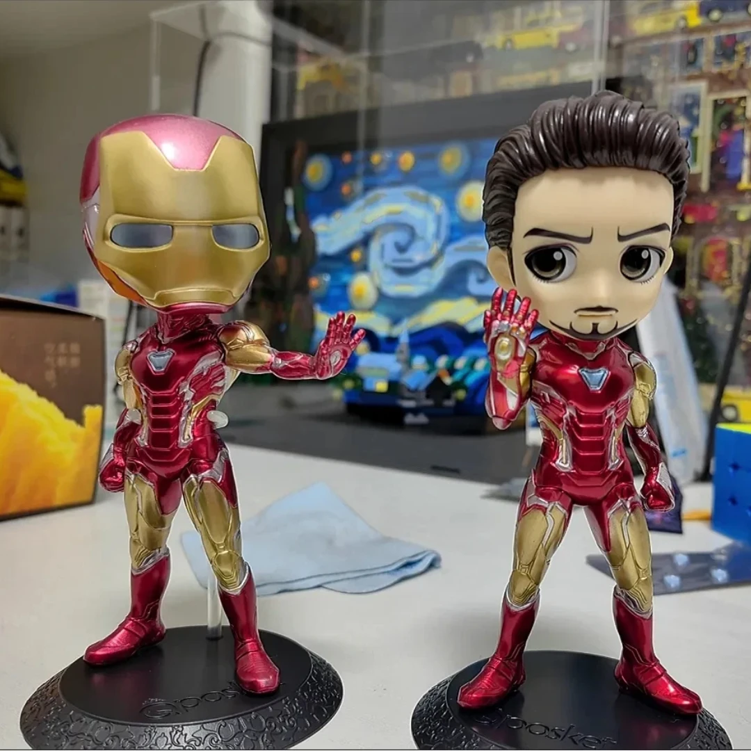 

Фигурка Железного человека 14 см, игрушки Marvel Avengers, аниме, коллекционная модель, украшение для рабочего стола, подарок для взрослых коллекционеров