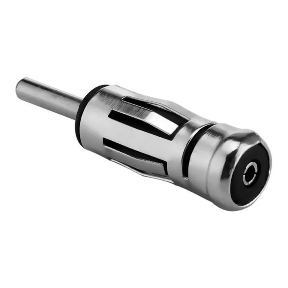 Mât d'antenne en alliage pour véhicules, pièce d'adaptateur d'antenne de voiture, pièce stéréo argentée, ISO à Din, haute qualité, tout neuf, remplacement