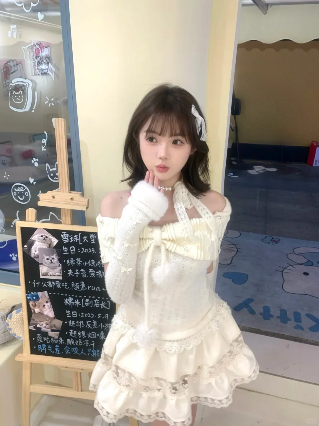 甘い秋冬レディース2ピースセットセクシーデザインスラッシュネックY2kトップス+レースミニスカートプリンセス風エレガントシックな服装