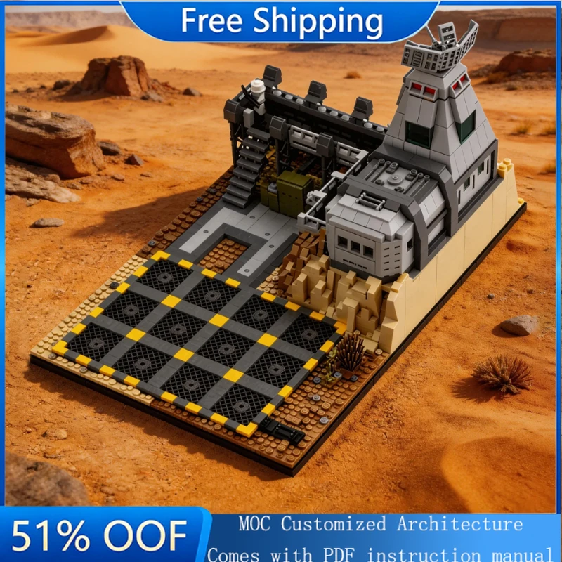 1297 PCS MOC Medieval Tatooine Street View Part Two Modular Model Building Blocks Children Diy Educational Toys Birthday Gifts