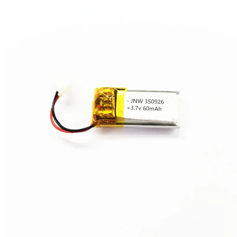 350926 60mAh 3.7V Lithium Polymer Rechargeable Battery For MP3 MP4 GPS Bluetooth Earphone Recording Pen Smart Bracelet Camera