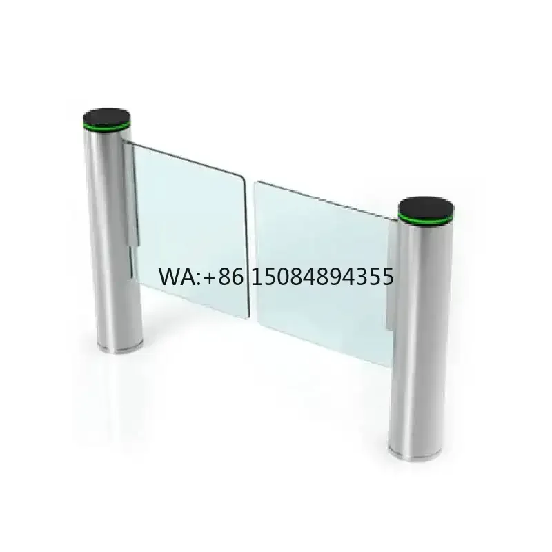 Automatic Cylindrical Speed Lane Gates Turnstile Wide Swing Barrier Access Control Systems
