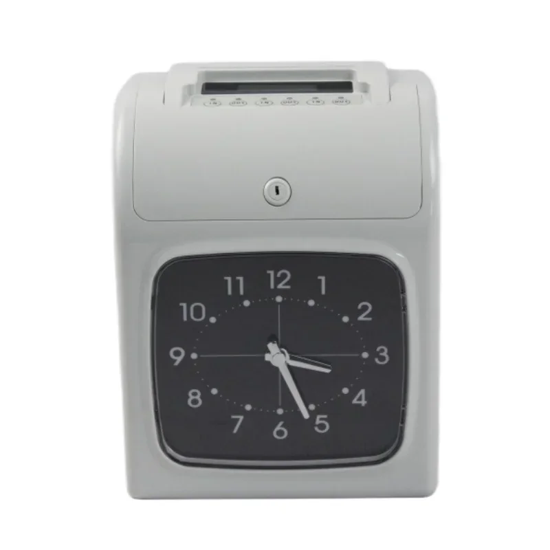 Máquina Digital de asistencia de W-S1, grabador de tiempo con huella dactilar/contraseña, tarjeta perforadora, reloj, personal de oficina, punzonadora de verificación