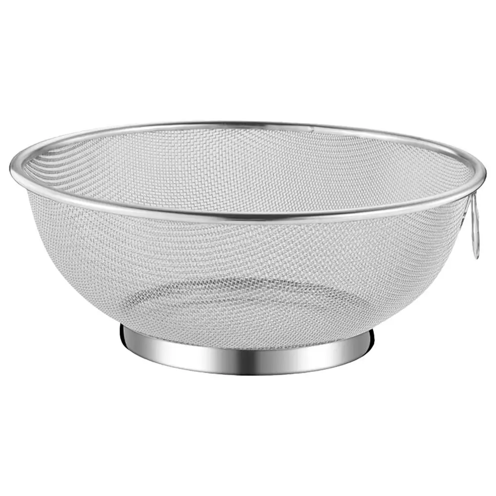 

Colander Stainless Steel Frying Strainer Bowl Filter Mesh Strainers for Kitchen Fruit