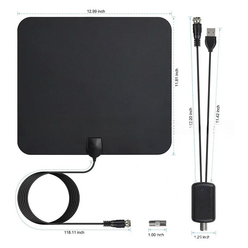 High Definition DVB-T2 4K 1080P Indoor TV Antenna High-Definition TV Antenna Digital Home Indoor TV Antenna