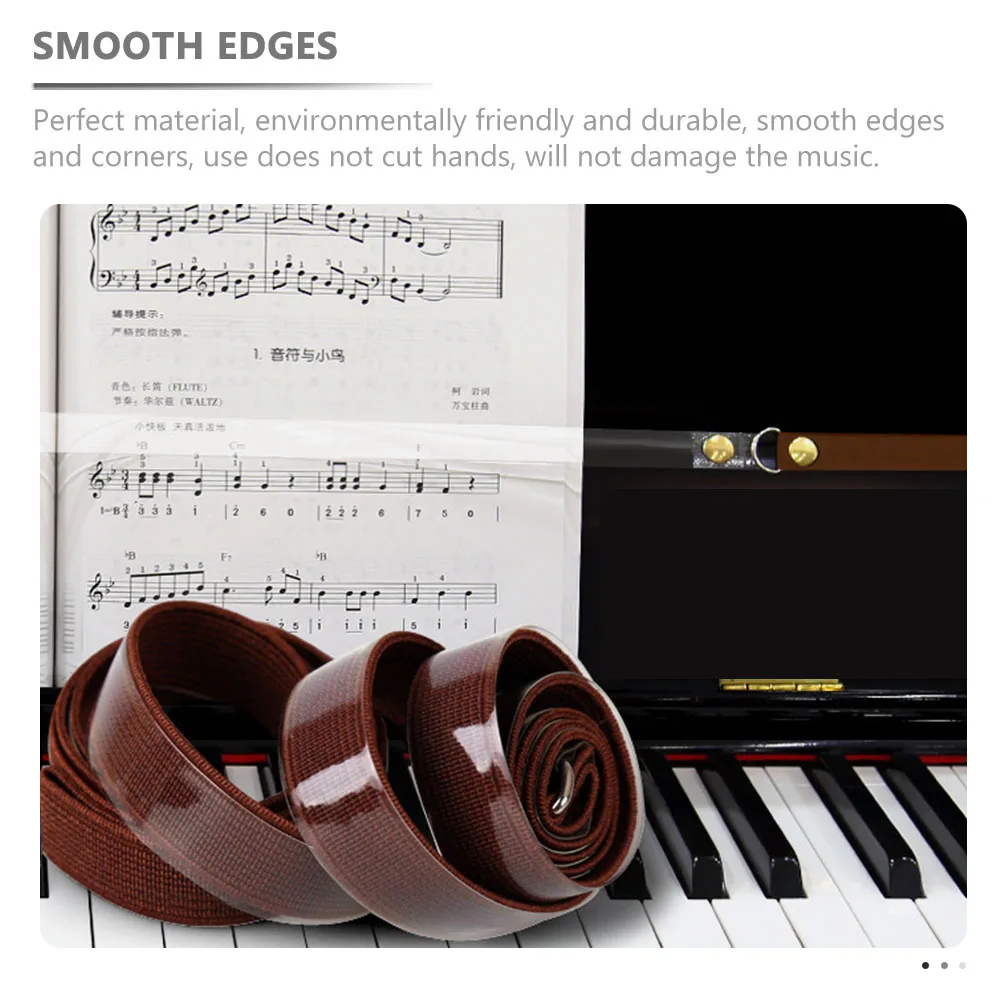 Piano Sheet Holding Band Transparent Elastic Pressure Band For Music Score Book Fixing Portable Page Holder Piano Accessories