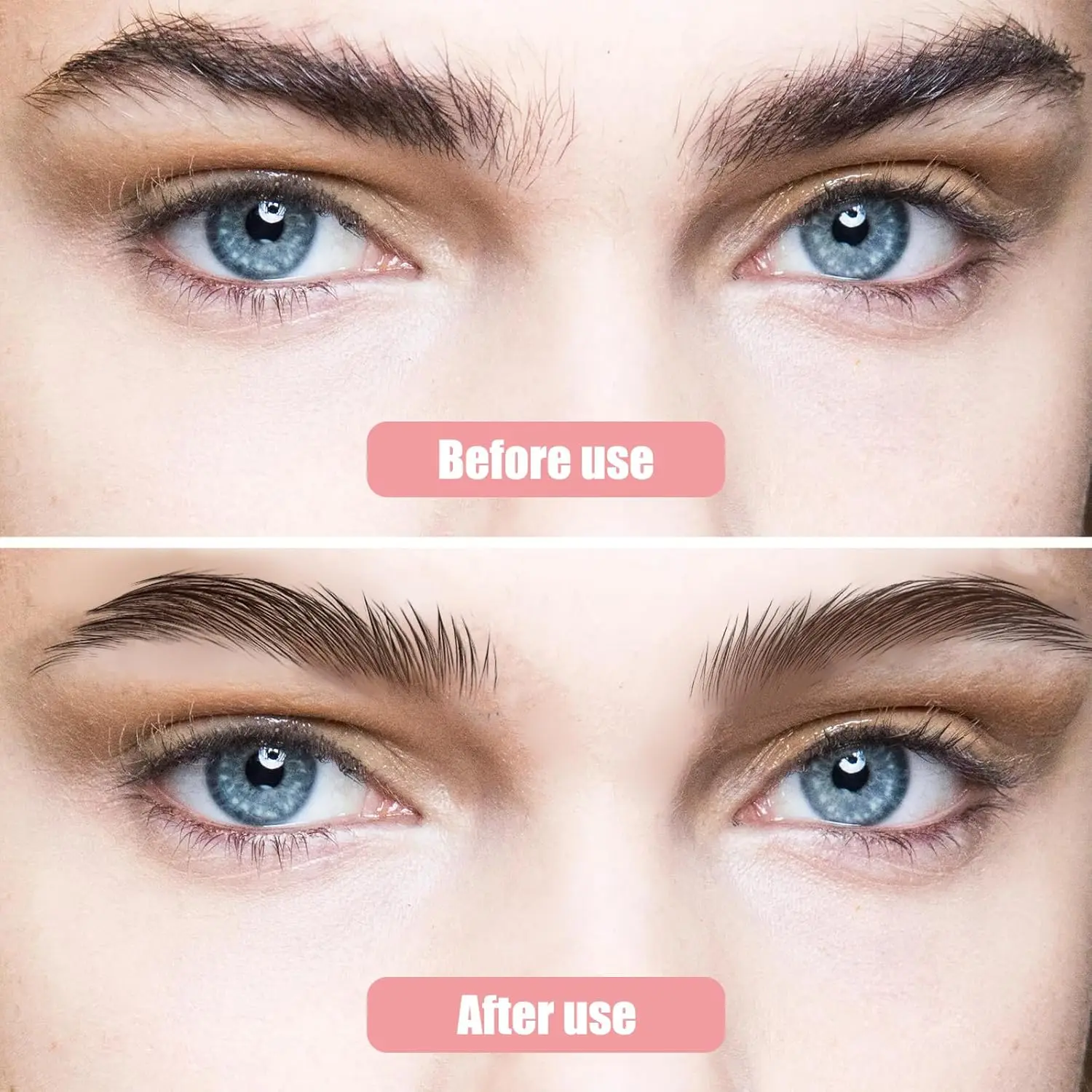 Tijeras para cejas con peine, juego de recortador de cejas de precisión profesional, herramienta de belleza para maquinilla de afeitar para cejas, 2 uds.