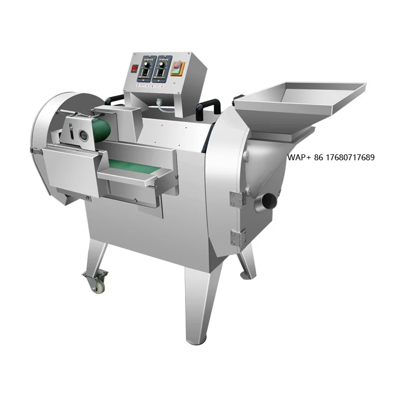 Automatic Fruit Vegetable Cutting Machine for Spinach Lettuce Cabbage Slicer Shredder Dicer Chopper Vegetable Cutter