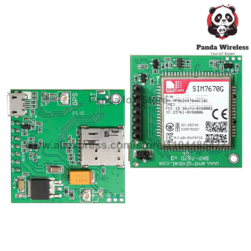 S​IMCOM SIM7670G CAT1 LTE 4G Module Development Board Nano Sim Card Slot SIM7670G LNGV SIM7670G MNGV Microsoft Windows 7/8/10