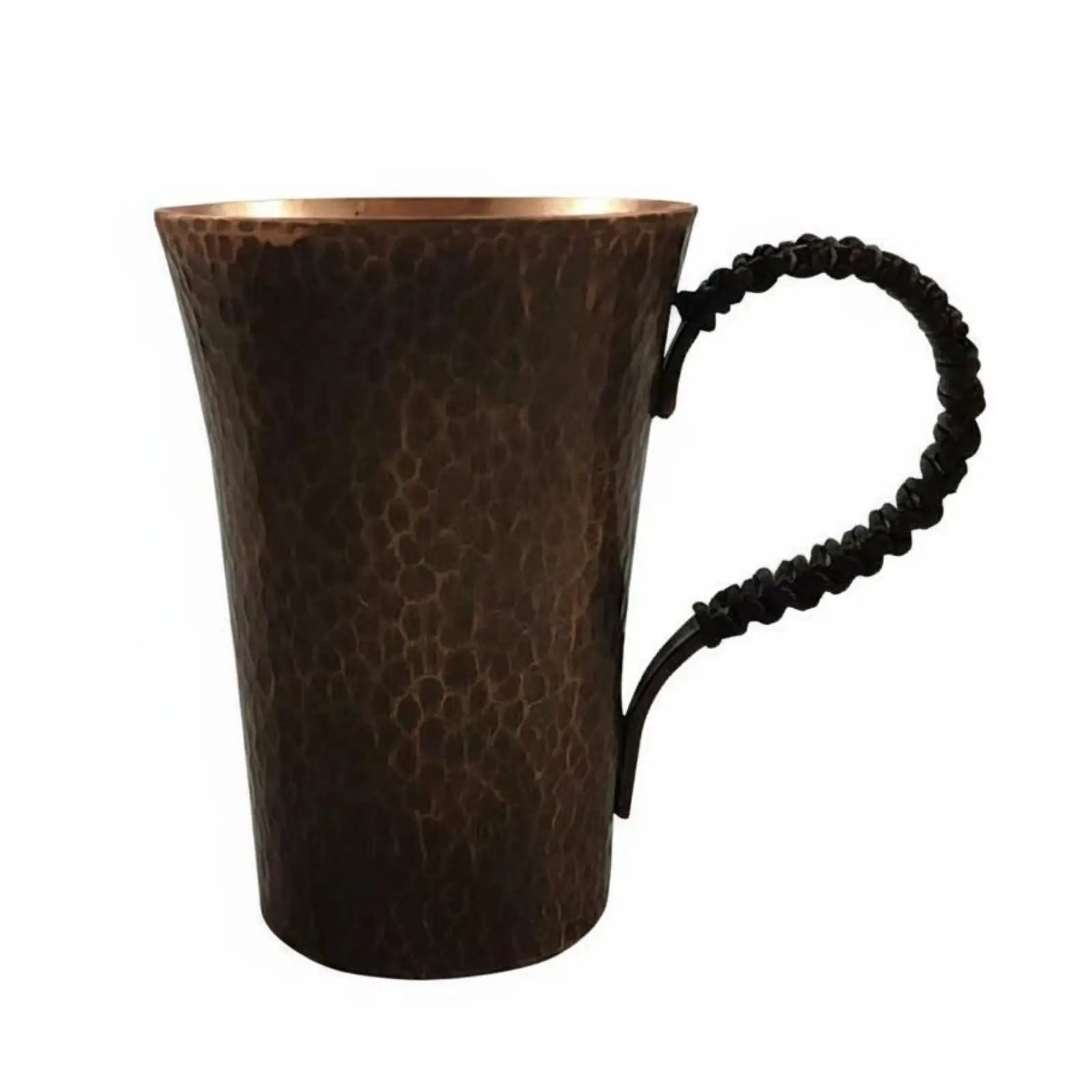 Handmade Copper Tea Cup Vintage Style Tea Cup Heat-Resistant Rustic Copper Mug