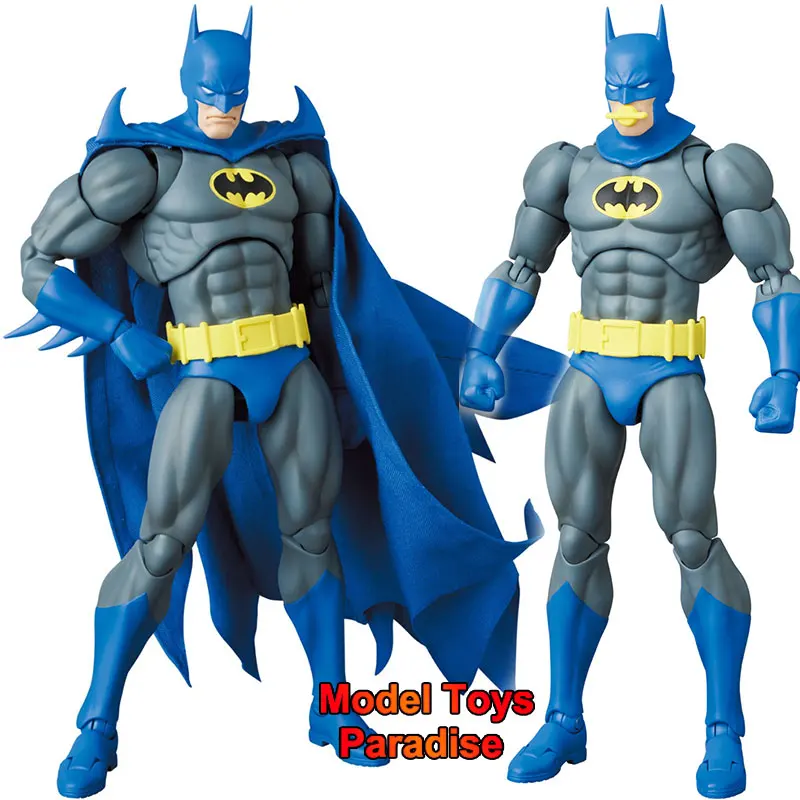 Original MAFEX 1/12 Men Soldier Bat Knight Super Hero Full Set 6inch Action Figure Collectible Toys Gifts