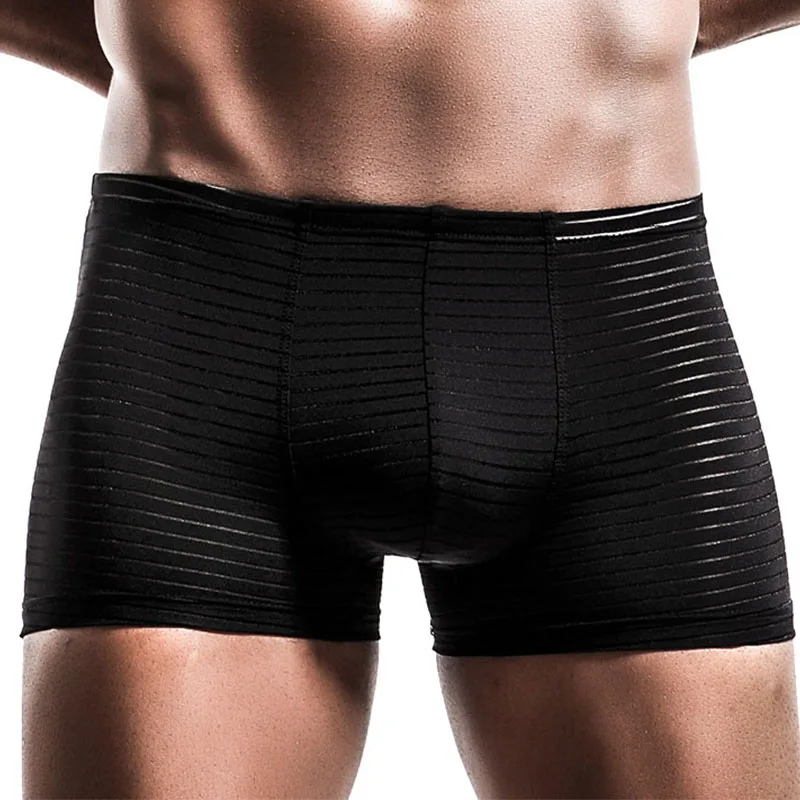 Men’s Underwear Boxer Briefs Soft Comfortable Moisture-Wicking Stretch Fabric Polyamide Underwear Trunks