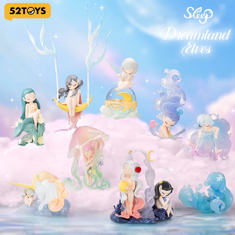 

52 игрушки Sleep Dreamland Elves слепая коробка ручной работы для девочек подарок художественная игрушка орнамент коллекция Dreamland Elves Коллекционная