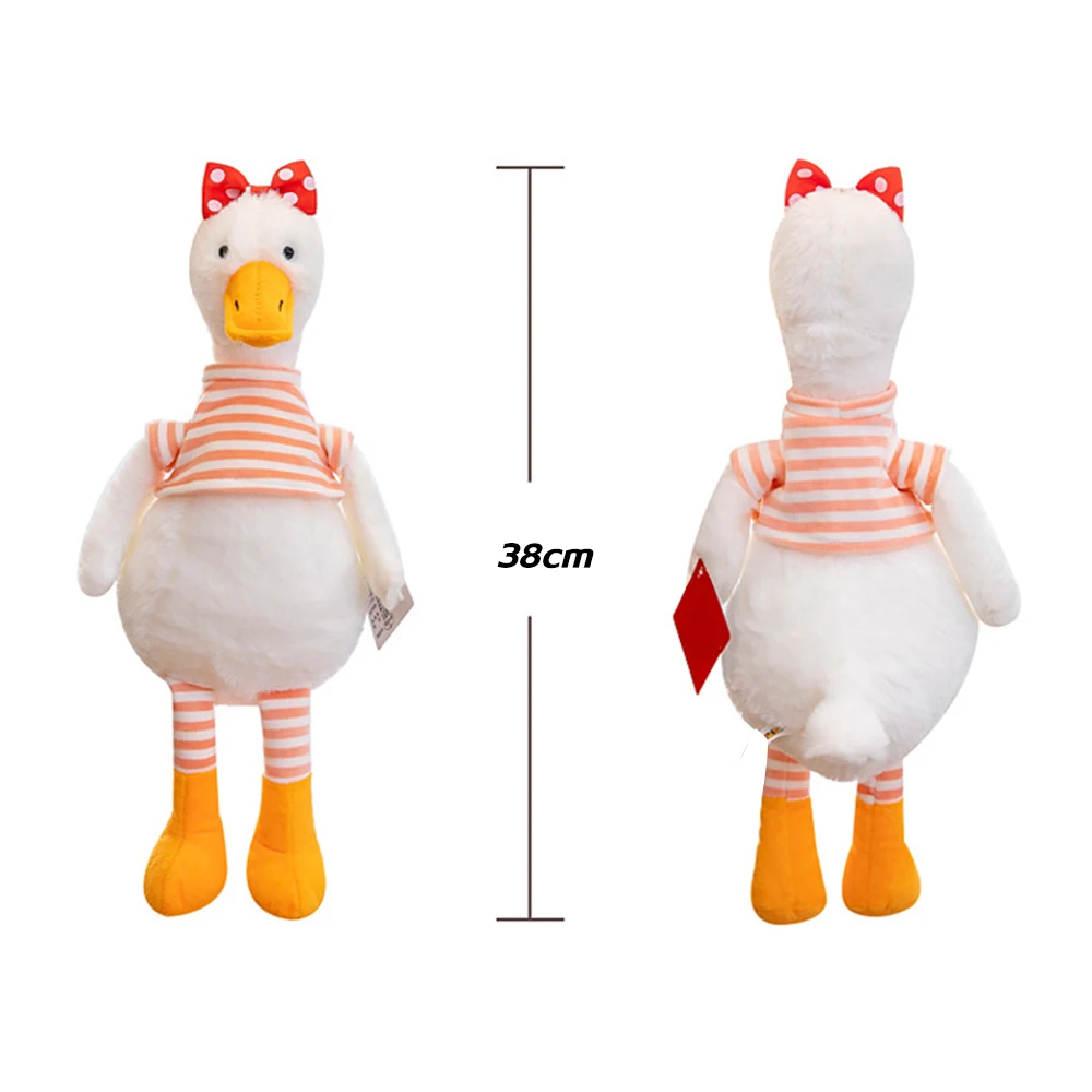Plush Stuffed Toys Cartoon Goose Doll  Early Educational Development Toy