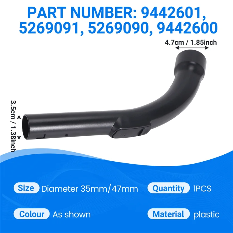 -A90P Handle For  Vacuum Cleaner Replacement Parts Handle Tube Diameter 35 Mm / 47 Mm