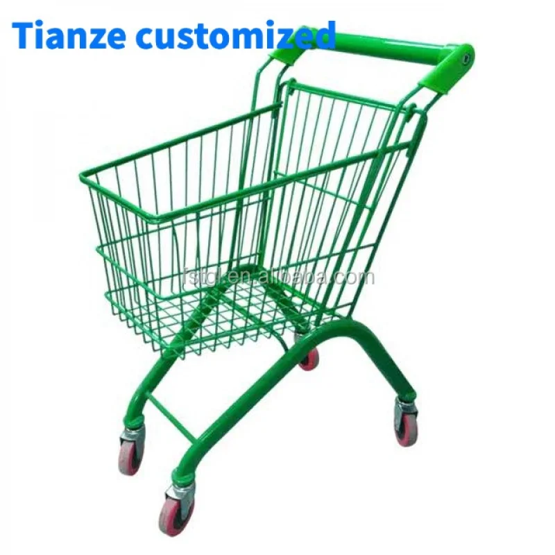 [Customized]Colorful children kids trolley cart shopping center