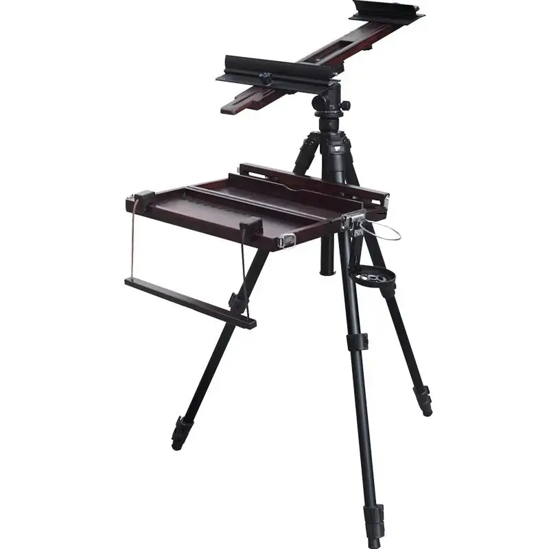Multifunctional sketch easel for watercolor oil painting outdoor sketching, artist portable easel