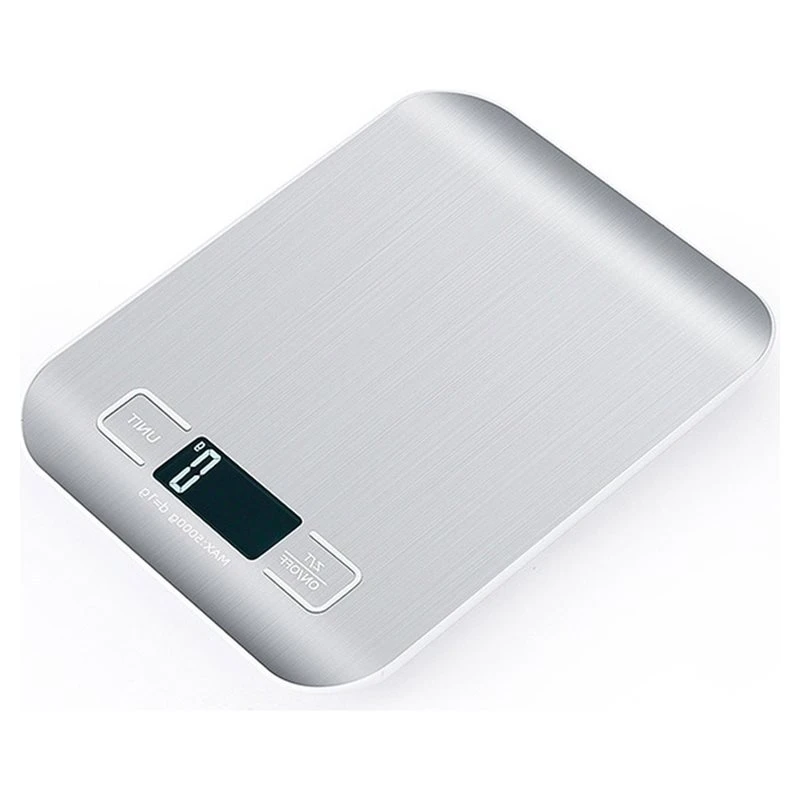 Digital Kitchen Scale 5Kg Stainless Steel Panel-AT30