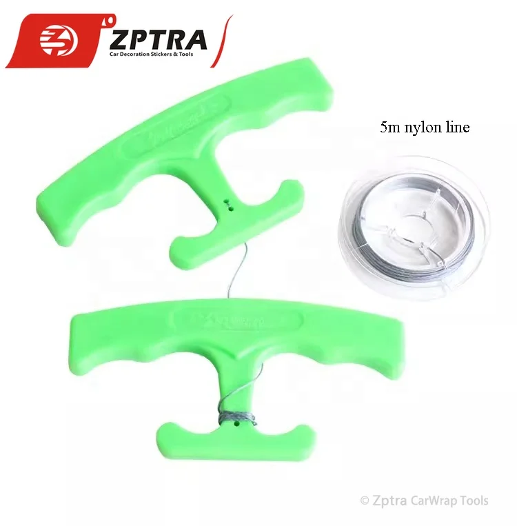 

Car Wrap Tools Logo Emblem Removal Tool PE Cord Remover Tool Body Sign Emblem Removal Tools for Car Wrap Installation