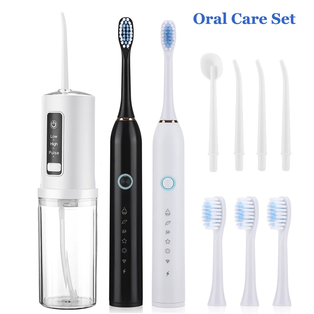 

Портативный ирригатор для полости рта, зубная ирригатор, электрическая зубная щетка, набор для ухода за полостью рта, стоматологический водоструйный ирригатор для чистки зубов