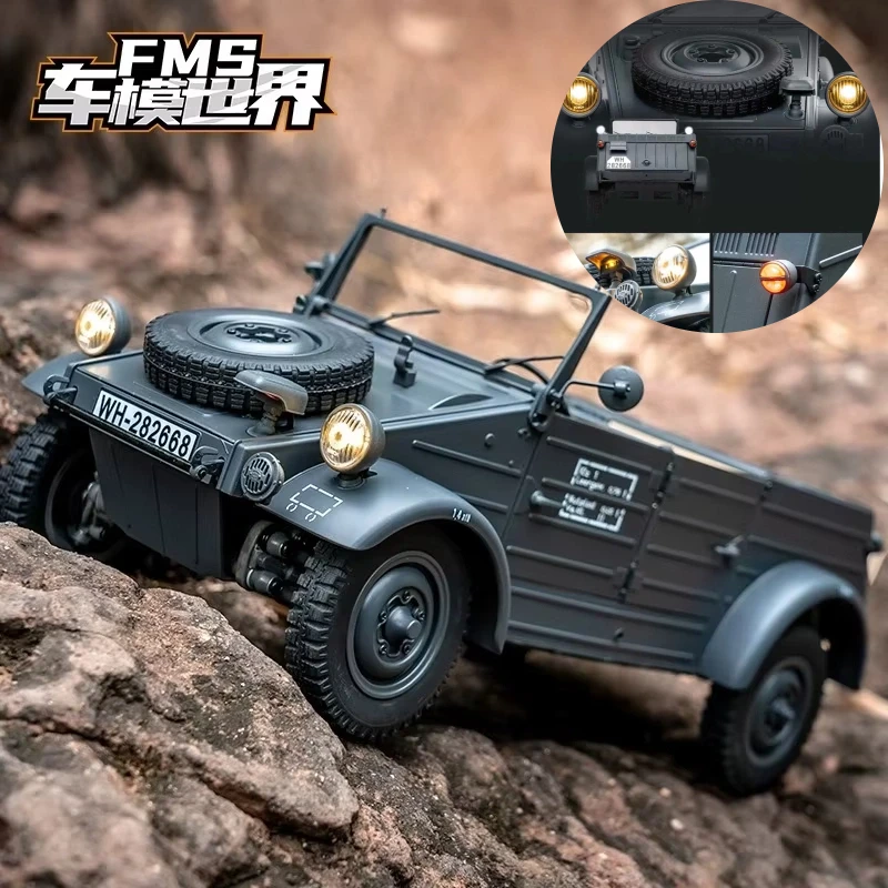 

FMS 1: 12 82 Bucket Car Professional Remote Control Car Electric Model Car World War Ii Four-Wheel Drive Off-Road Climbing Car