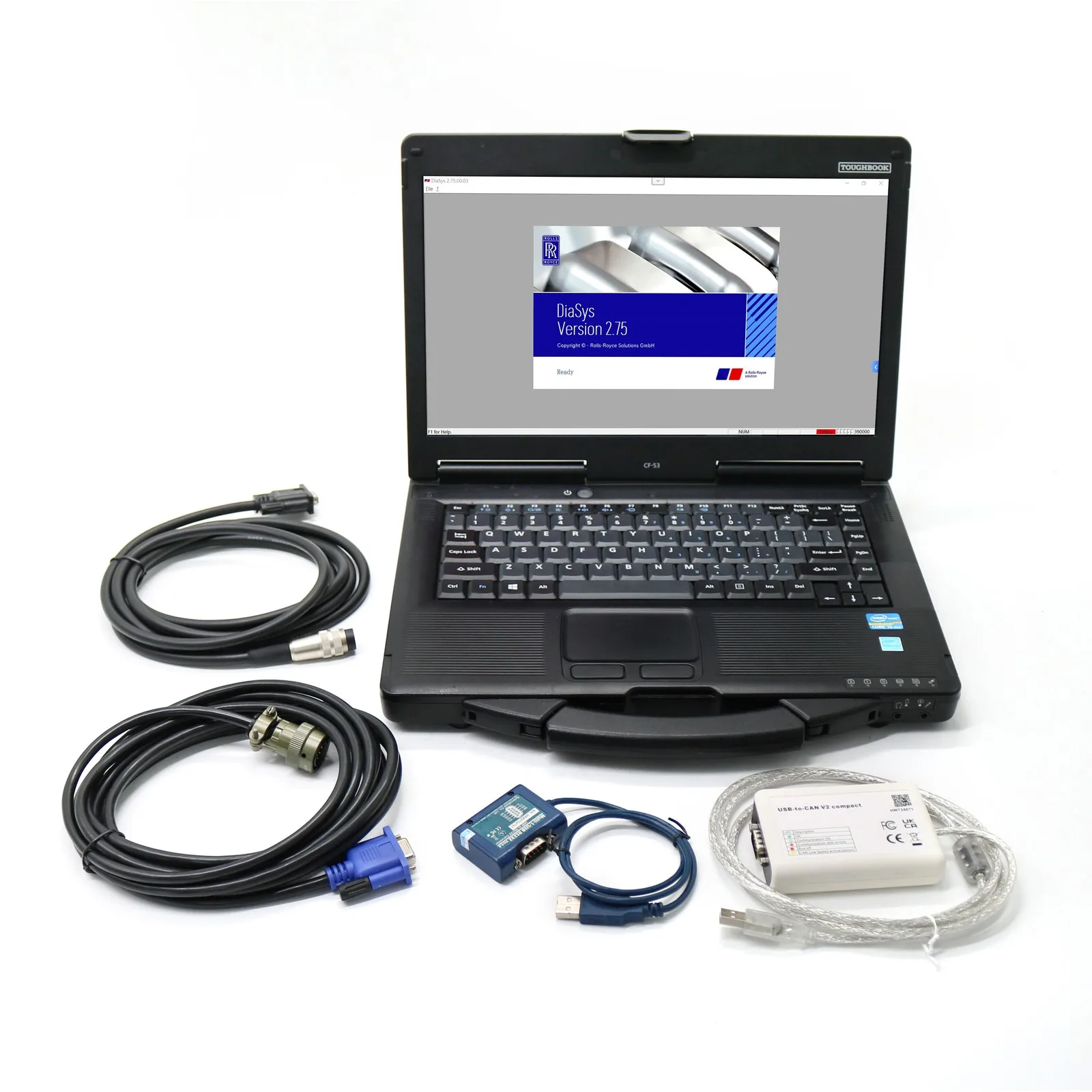 for MTU Diagnostic Tool Kit USB-to-CAN Diasys 2.75 MEDC ADEC Full Kit+USB Dongle
