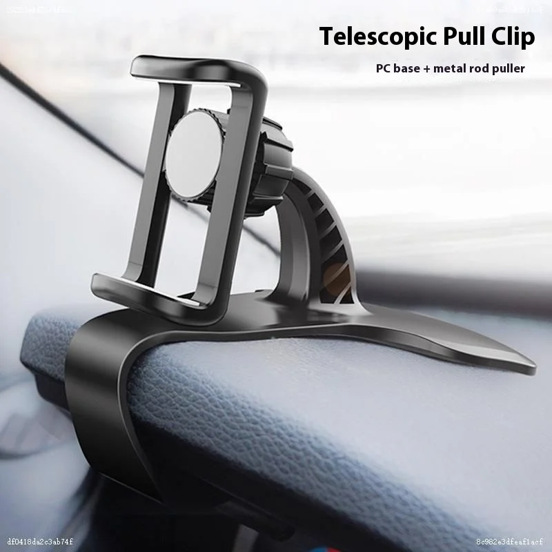 Car Phone HolderEasy Clip Mount Stand Panel Multi Functional Universal Dashboard GPS Navigation Bracket Holder