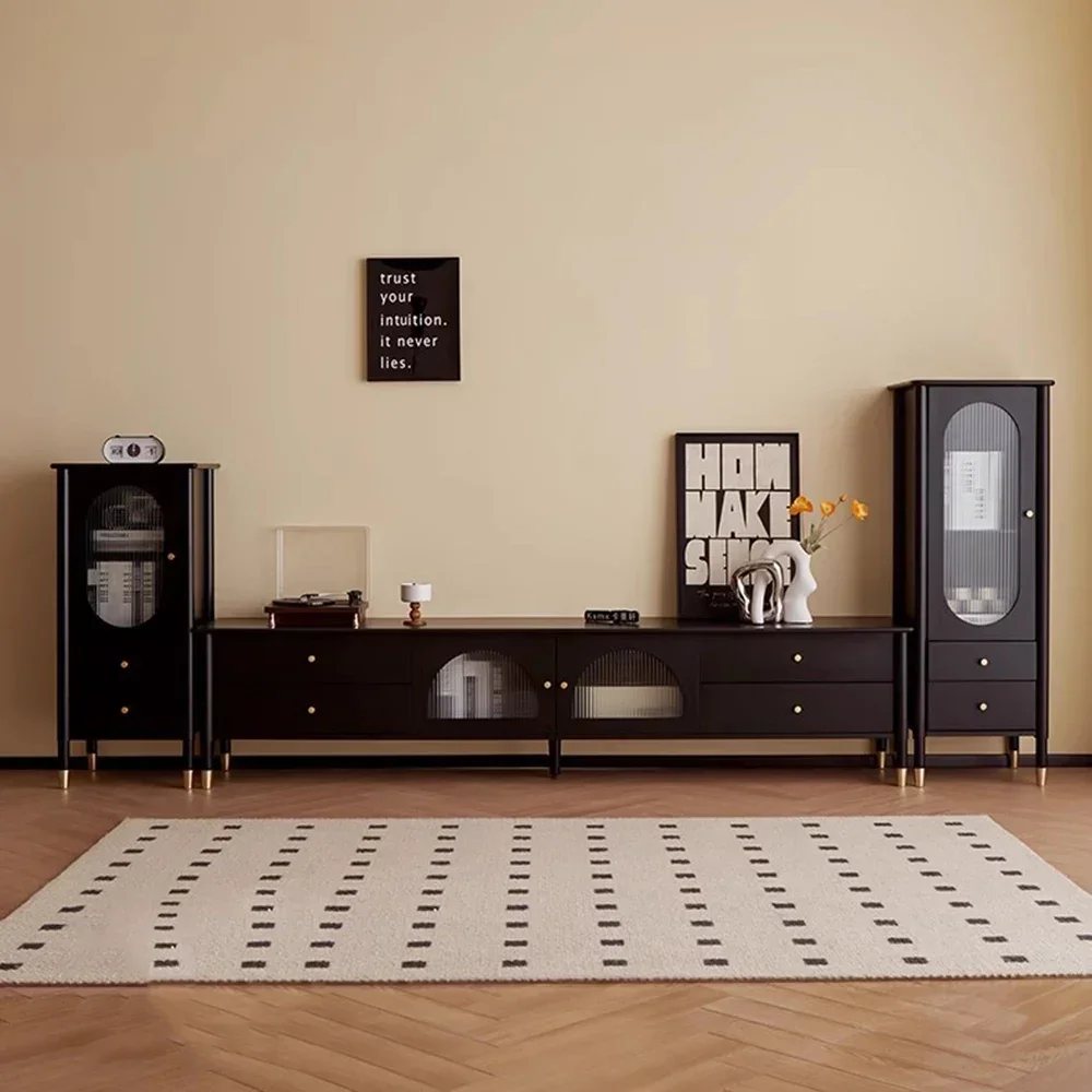 Storage Chest Shelf Tv Stands Salon Design Standing Ground Mueble Tv Rooms Modern Large High Legged Living Room Home Furniture