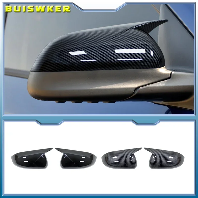 

for Kia K2 KX Cross 2017~2020 for Kia Rio 4 2017~2024 2023 Carbon Fiber Exterior Side Car Rearview Mirror Cover Trim Accessories