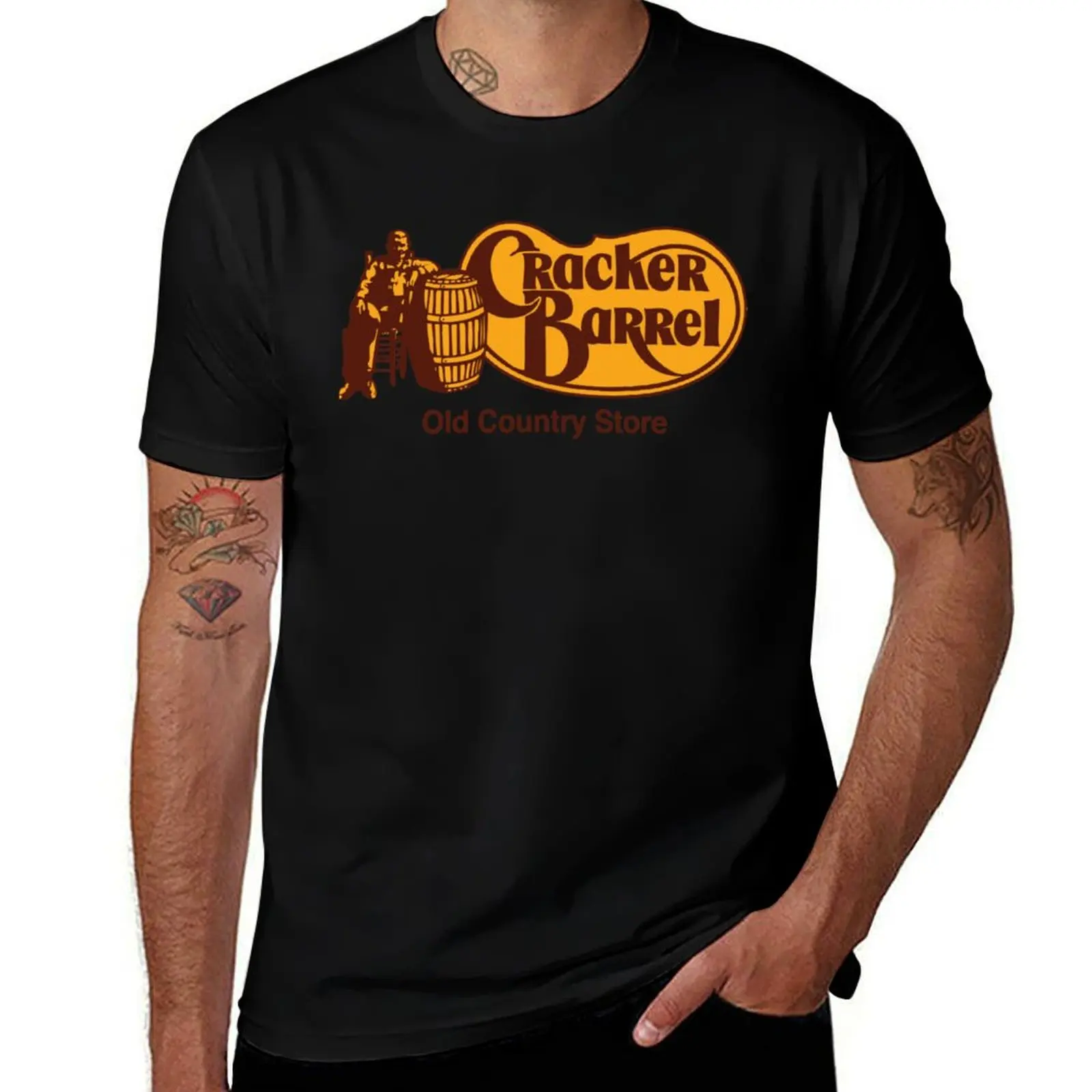 Cracker Barrel Resto T-Shirt Casual Lightweight Short Sleeve Top T-Shirt