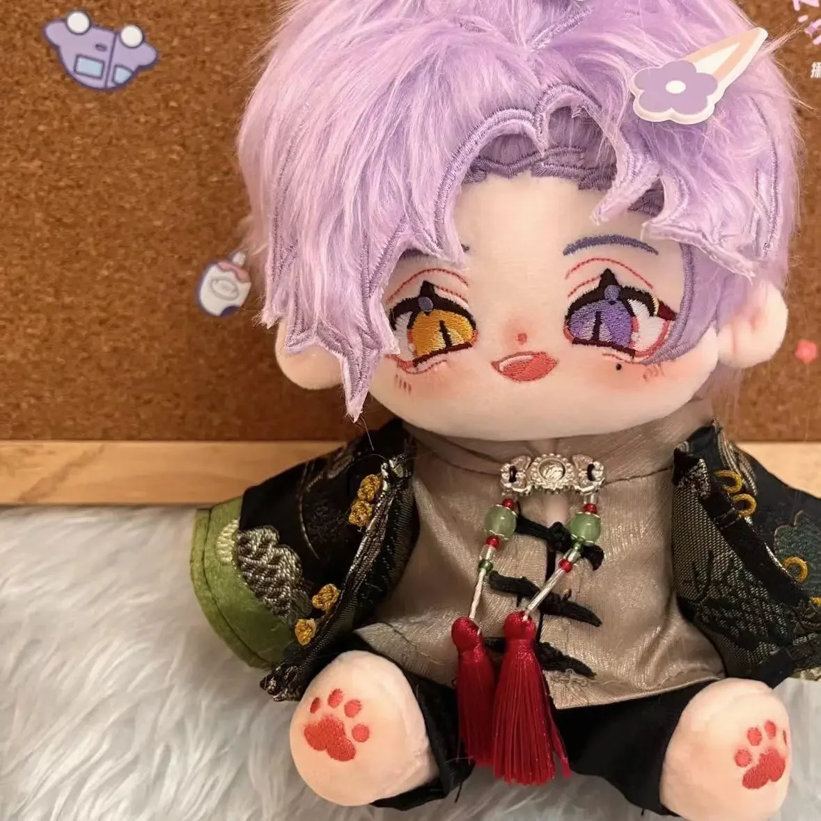 Juego de peluche NU:Carnival JiuNotte, cuerpo de muñeco de peluche con esqueleto, juguete de dibujos animados para niños, regalos, adorno