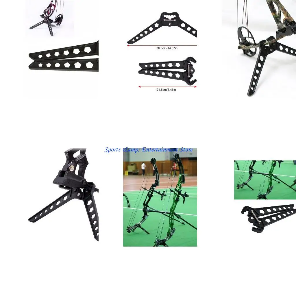 G7NF Archerys Kickstand Compound Bow Kick Stand Holder Scissor Legs Rack Bracket Support for Shooting Ranges Targets
