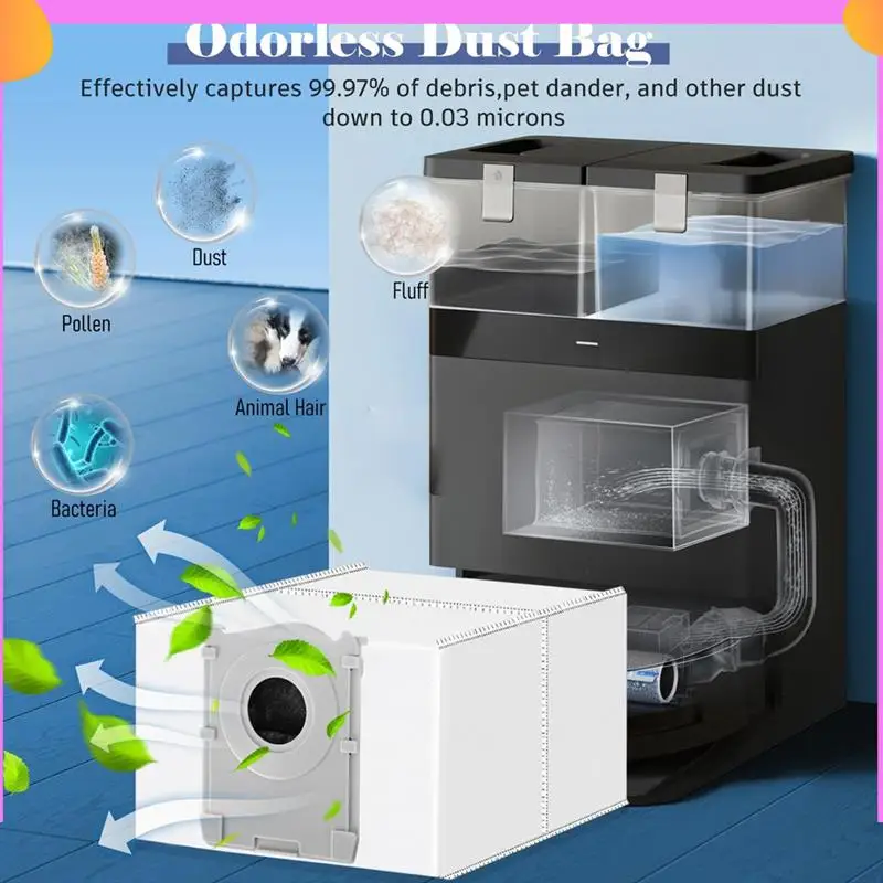 

Аксессуары A23P для Ecovacs Deebot X8 Pro Omni Ecovacs X8 Pro Omni, комплект аксессуаров, основная щетка, фильтры, боковые щетки, мешки для пыли