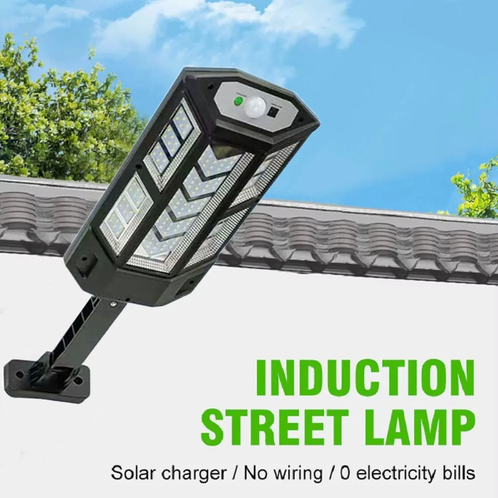 

Solar Lighting Outdoors Waterproof Motion Sensor Remote Control Light 3 Mode Courtyard Porch Decorative Wall Light Garage Light.