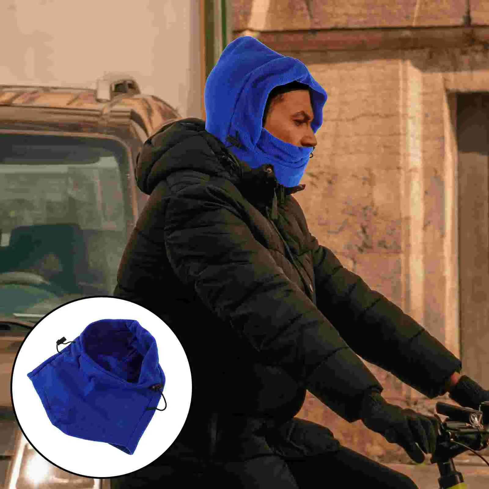 Cappuccio da motociclista Copricapo multifunzionale Copri collo Maschera invernale completa per equitazione all'aperto