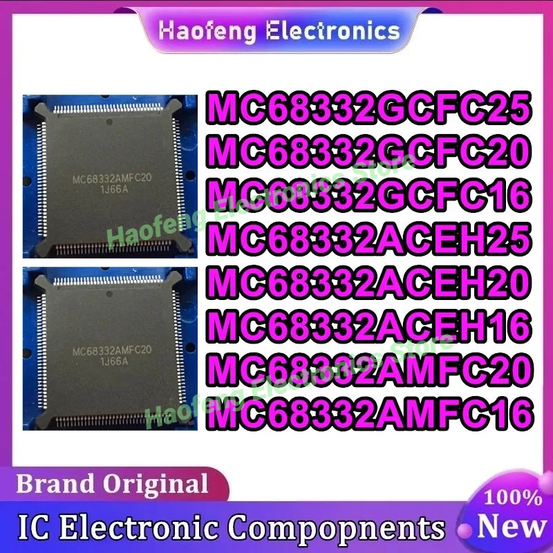 2 قطعة MC68332GCFC25 MC68332GCFC20 MC68332GCFC16 MC68332ACEH25 MC68332ACEH20 MC68332ACEH16 MC68332AMFC20 MC68332AMFC16 في المخزون