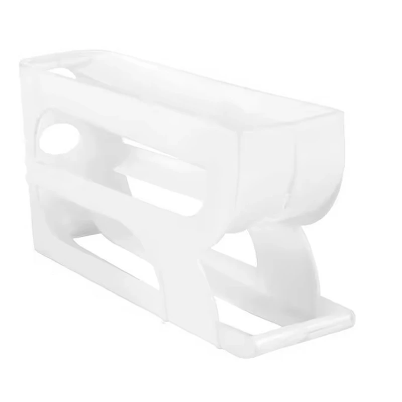 Автоматический роликовый дозатор для яиц, 3-уровневый автоматический роликовый держатель для яиц, компактный контейнер для хранения яиц для холодильника