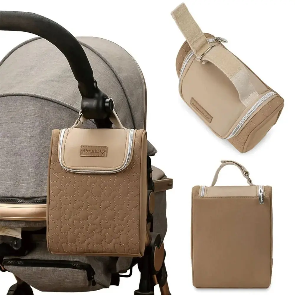 Insulation Bag Baby Feeding Milk Warmer Baby Bottle Bottle Holder Mommy Clutch Bag Stroller Accessories Stroller Hang Bag
