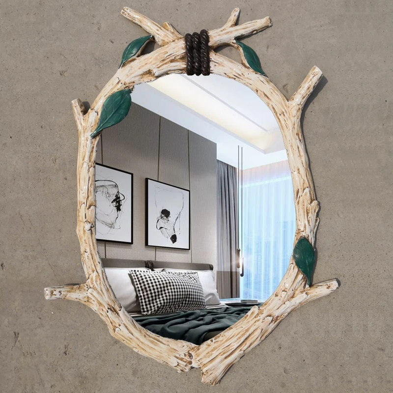 Cheap Creative Mirror Home Design Accent Luxury Design Interior Xenomorph Fashion Chinese Mirror Beauty Spiegel Wand Home Decor