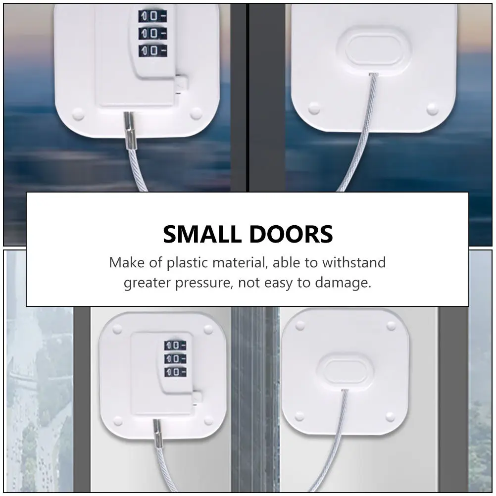 Multi-Purpose Coded Lock for Windows Doors Refrigerators Cabinets Drawers Child Safety Home Office Commercial Use Plastic
