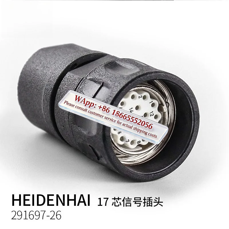 

Heidenhain 291697-26 Heidenhain ca &ble plug 17 pin female a &b servo motor plug right angle m17