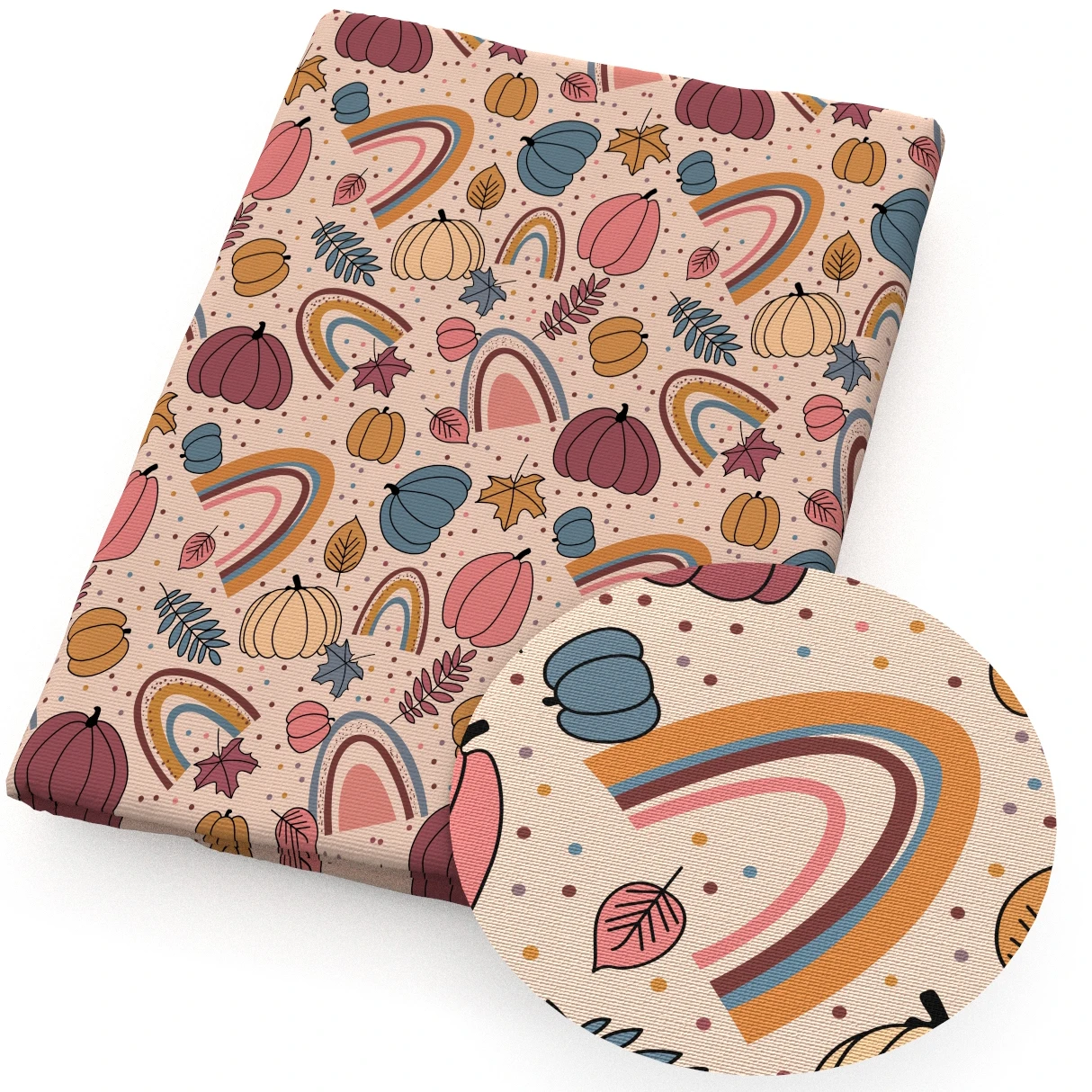 Geometry Plaid Dot Rainbow Printed Polyester Pure Cotton Material Patchwork Tissue Sewing Quilting Fabrics Needlework
