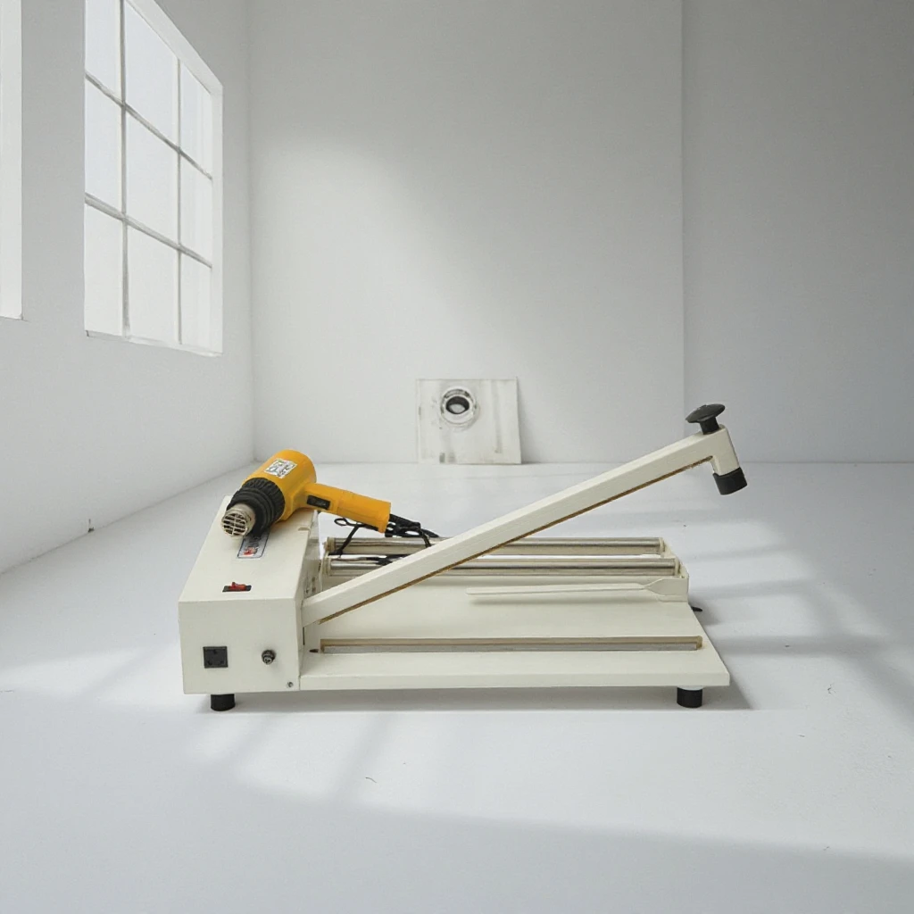 

SKA450 Auto Pneumatic Shrink Wrap Machine Manual Sealing Cutting for Boxes Heat Method Applied on Paper Glass Wood POF Textiles