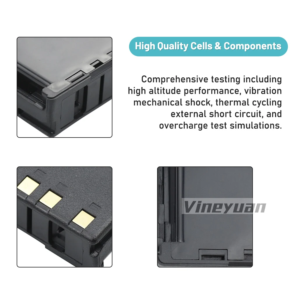 KNB-17A 1800mAh NI-MH Replacement Battery for Kenwood TK-190, TK-280 TK-481, TK-380, TK- 2100, TK-4100, KNB-16 Two Way Radios