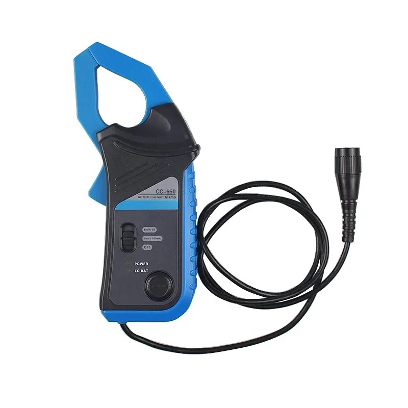 

CC65 CC650 AC/DC Current Clamp Meter Oscilloscopes 20KHz 400Hz Bandwidth 1mV/10mA 65A/650A with BNC Plug Current Clamp Tools