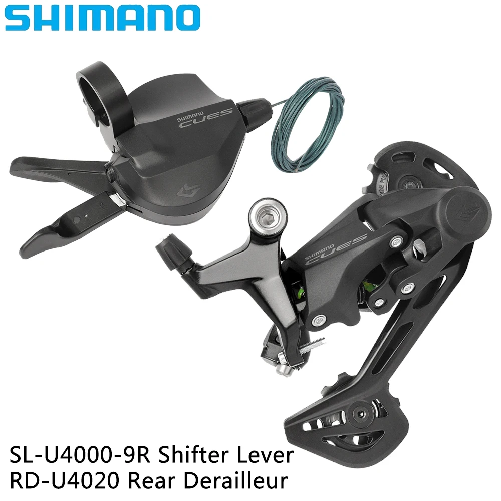 SHIMANO CUES 9 Speed Derailleurs SL-U4000-9R Shifter RD-U4020 Rear Derailleur for Mountain Bike Original Bicycle Parts ﻿