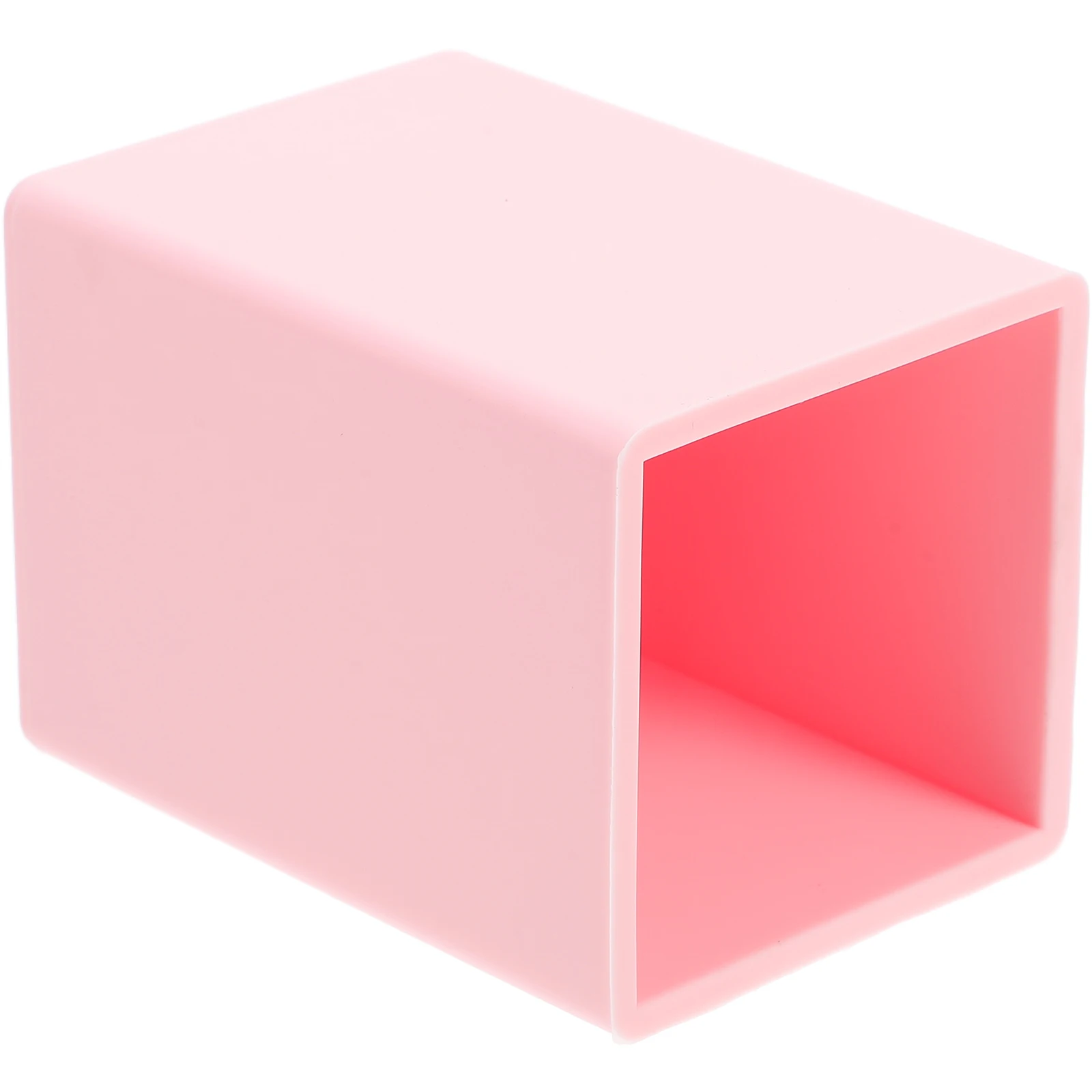 

Silicone Pen Holder Desk Organizer Storage Box Square Pencil Cup Makeup Brush Container Multifunctional Office Supplies
