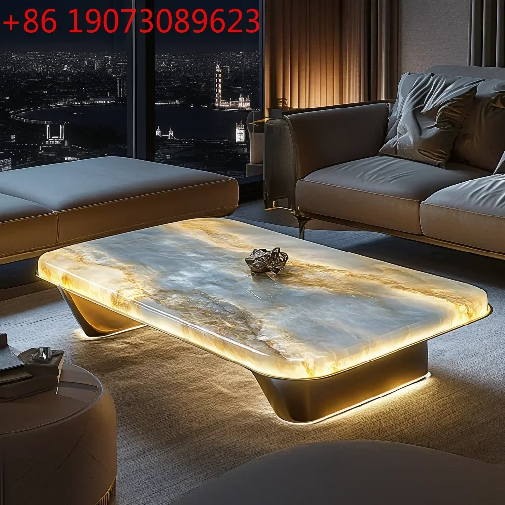 

Luminous Jade Natural Special-shaped Marble Luxury Stone