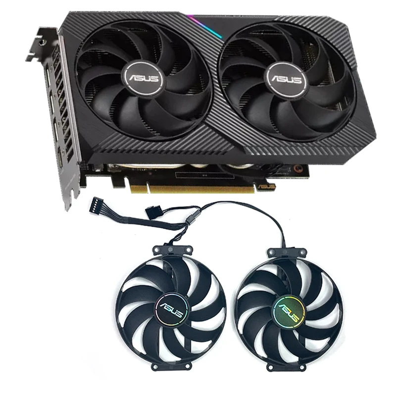 ASUS DUAL-RTX3060TI-8G-MINI-V2 cooling fan CF9010U12S T129215SU 6PIN RTX 3060TI graphics card fan ASUS RTX3060TI-8G-MINI-V2